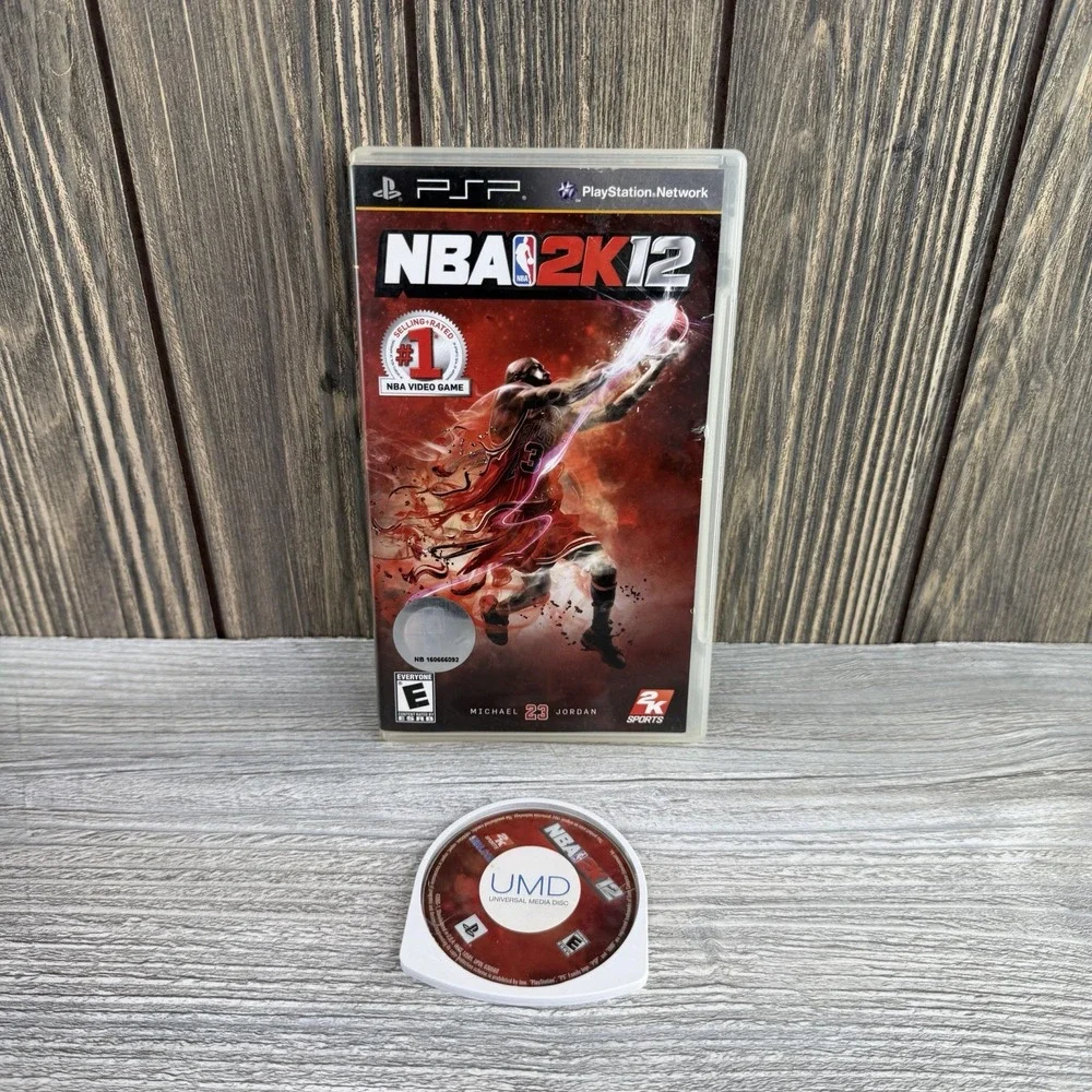 NBA 2K12 (Sony PSP PlayStation game) Michael Jordan 2K Sports No Manual